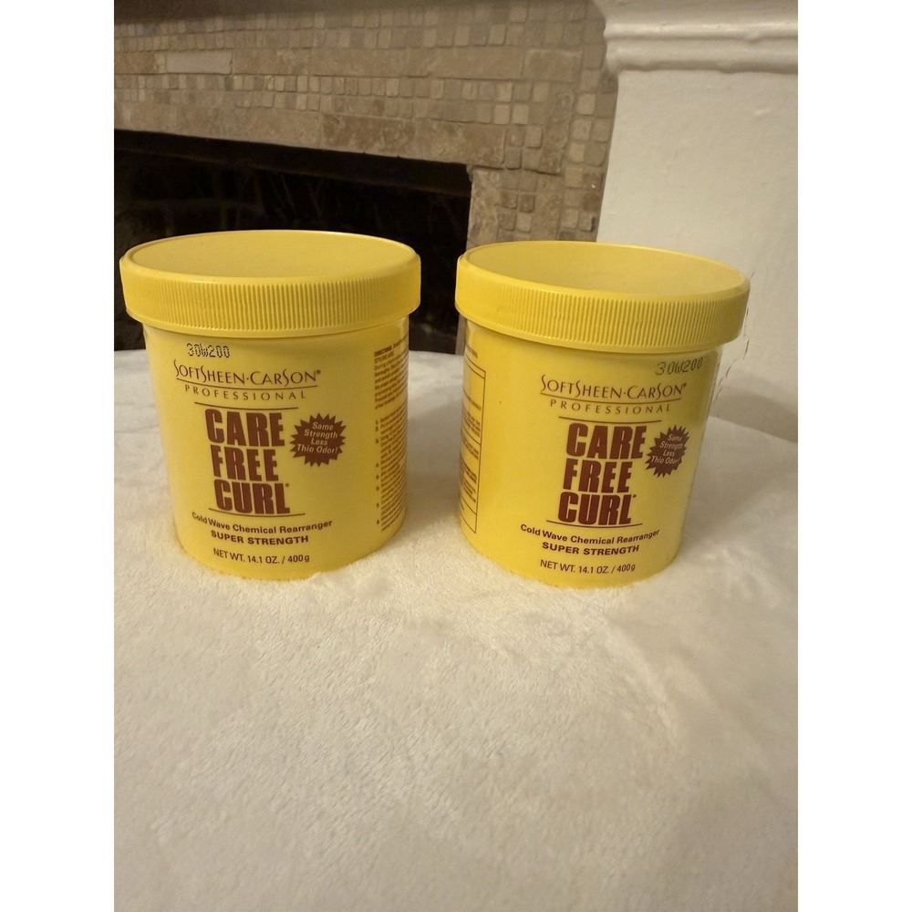 NEW 2 Softsheen Carson Care Free Curl Cold Wave Chemical Rearranger SUPER Streng
